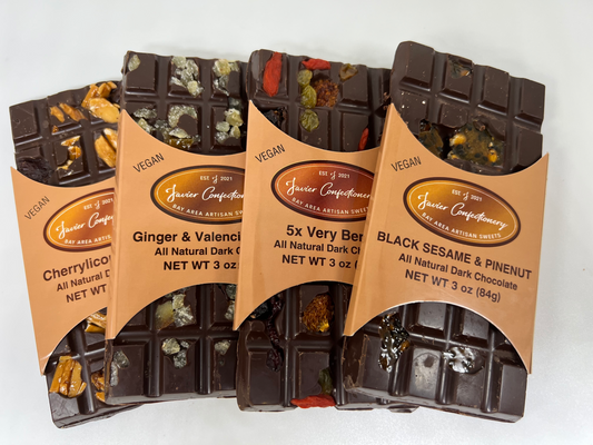 All Natural Dark Chocolate Bar Collection